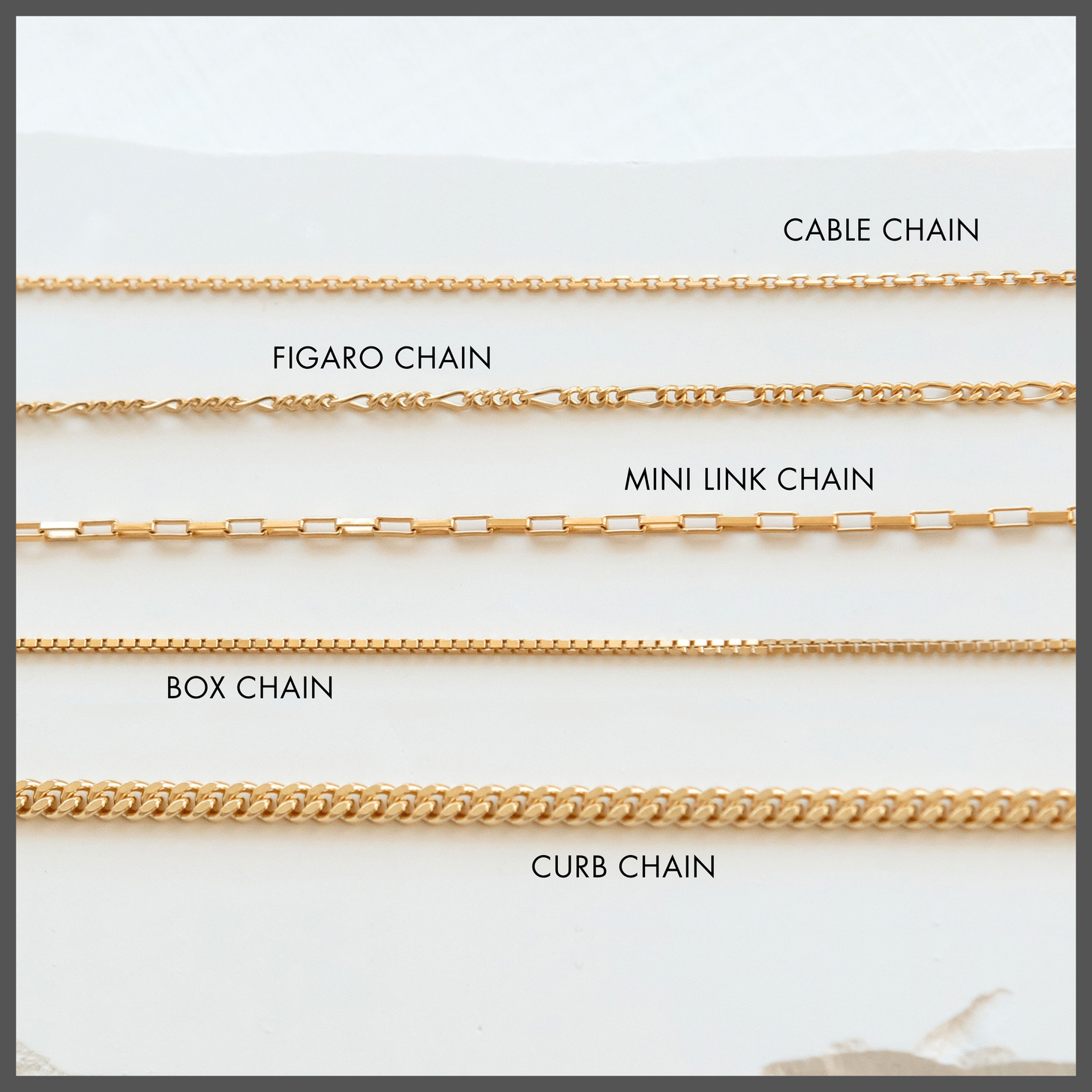 Pavé Minimal Sans Initial Charm Necklace