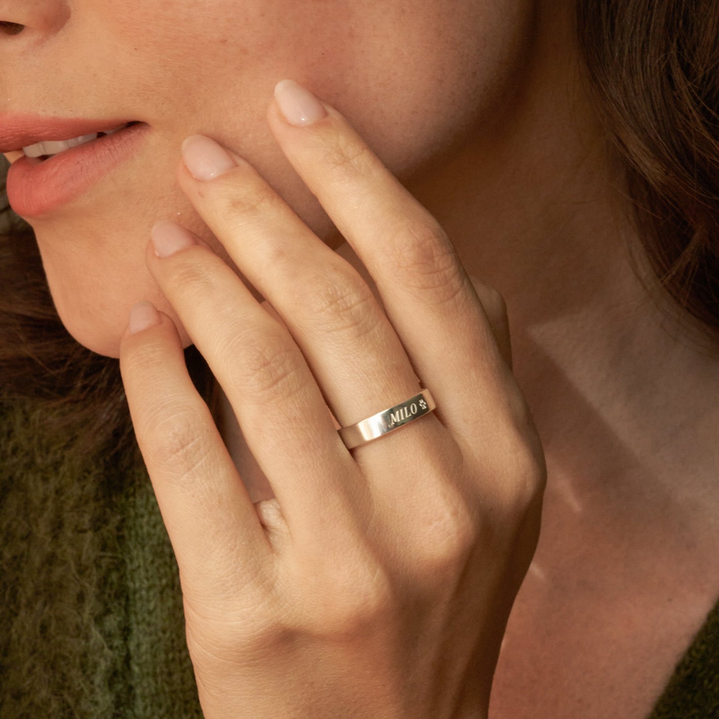 Classic Band Engraved Ring