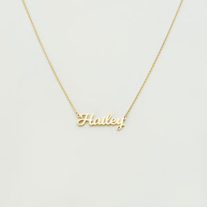 Classic Script Name Necklace