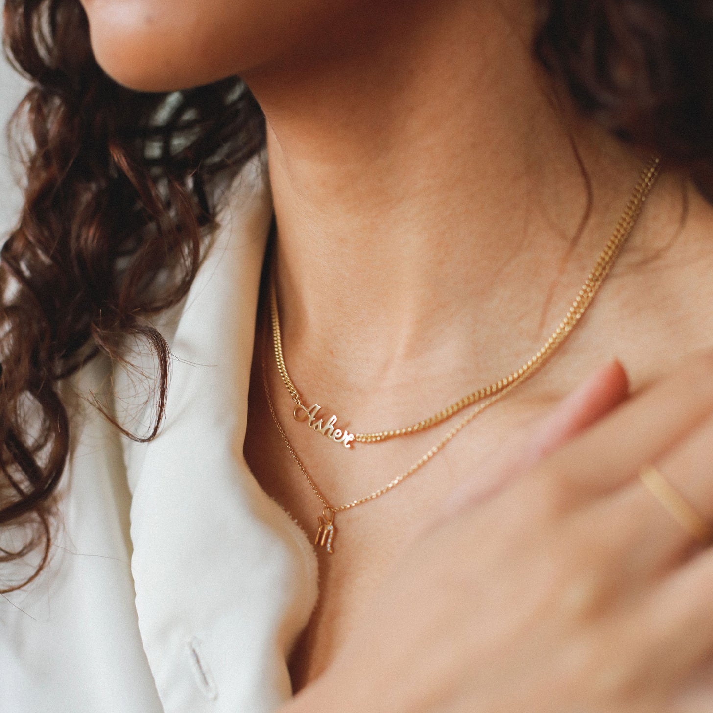Classic Script Name Necklace