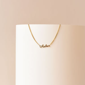 Classic Script Name Necklace