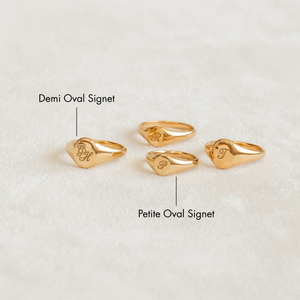 Demi Oval Signet Ring