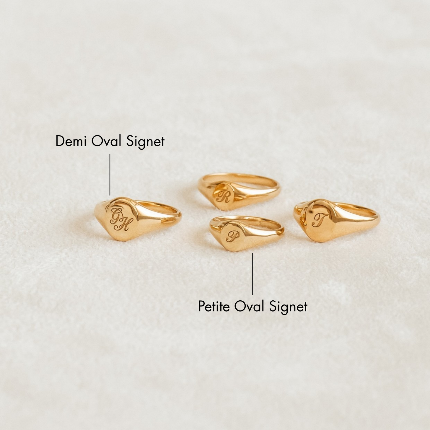 Demi Oval Signet Ring