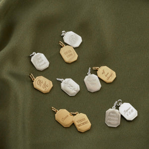 Classic Tag Engraved Necklace