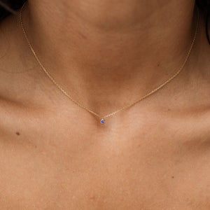 Mini Custom Birthstone Necklace