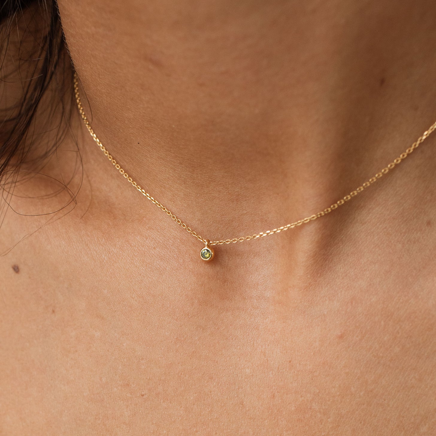 Mini Custom Birthstone Necklace