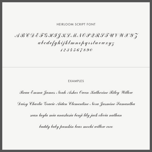 Heirloom Script Multi-Name Necklace