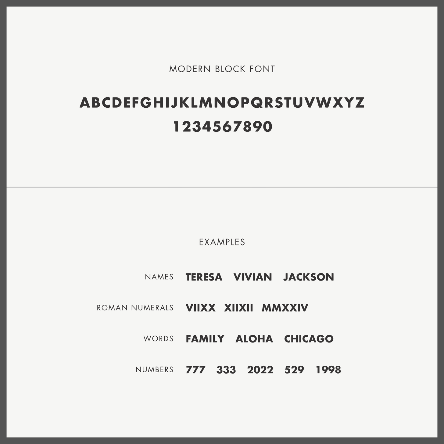Modern Block Multi Name Bracelet