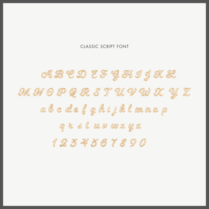 Pavé Classic Script Name Necklace
