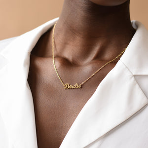 Classic Script Name Necklace